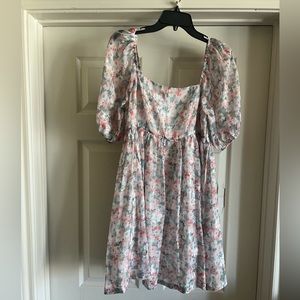 Colorful flower dress